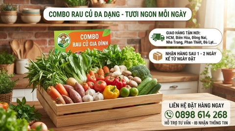 Combo rau đa dạng - G27 green Farm