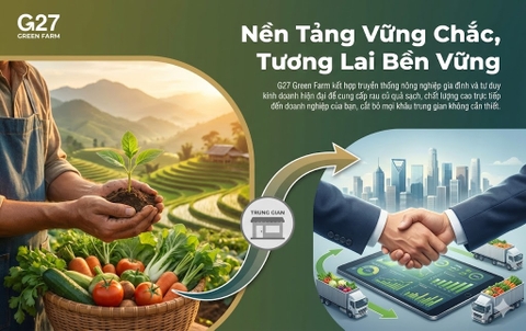G27 Green Farm Đối Tác Cung Ứng Nông Sản Sạch Toàn Diện