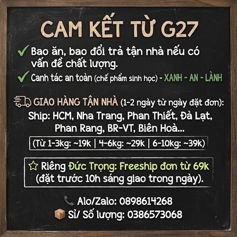 Nông Sản Đà Lạt G27 Từ vườn đến nhà - Giao xa mọi miền