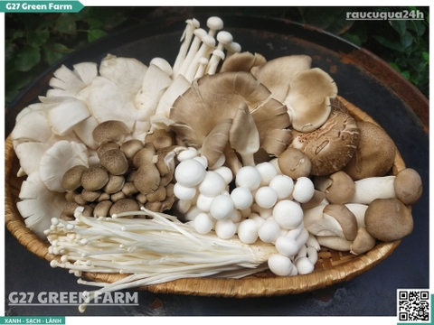 Combo nấm mix (nấm đủ loại) 250g