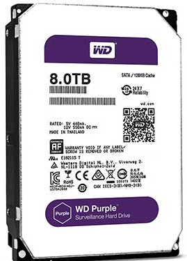 Ổ cứng giám sát WD Purple 8TB WD84PURZ