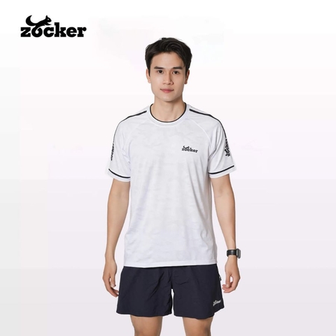 Áo Thi Đấu Pickleball Zocker JAC01 Nam - Màu Trắng