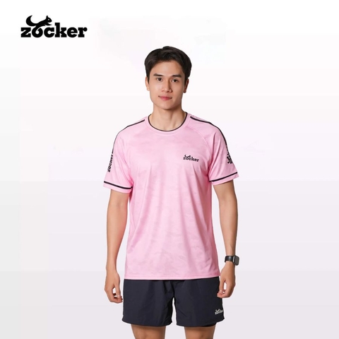 Áo Thi Đấu Pickleball Zocker JAC01 Nam - Màu Hồng