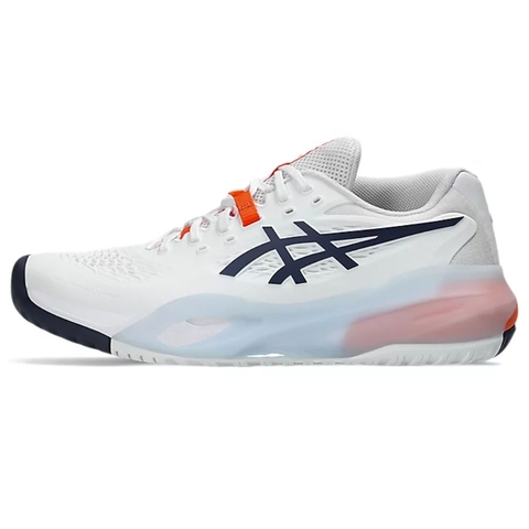 Giày Pickleball/Tennis Nam Asics Gel-Resolution X - White/Indigo Fog 1041A481-110
