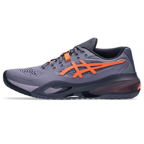 Giày Pickleball/Tennis Nam Asics Gel-Resolution X - Greyish Purple/Nova Orange 1041A481-500