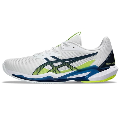 Giày Pickleball/Tennis Nam Asics SOLUTION SPEED FF 3 - WHITE/MAKO BLUE 1041A438-102