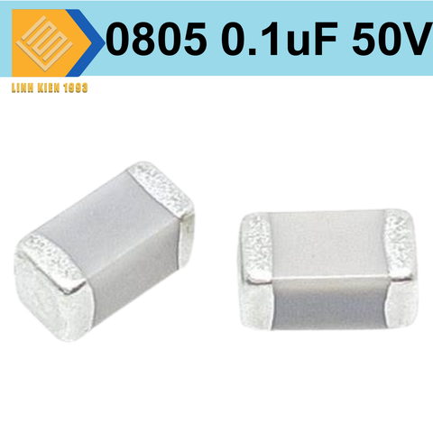 Tụ Gốm 0805 100nF (0.1uF) 50V