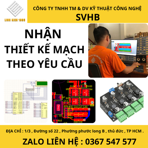 Thiết kế mạch PCB theo yêu cầu