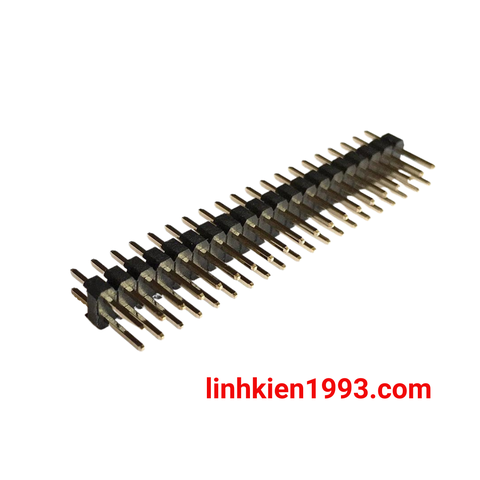 Hàng rào đực đôi 2.54mm 80 chân 2 hàng cao 21mm