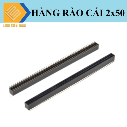 Hàng rào cái đôi 1.27mm 50 chân 2 hàng SMD