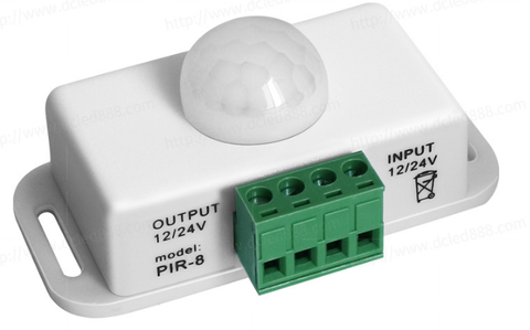 Công tắc Cảm Biến Chuyển Động PIR 12V/24V 8A ( tùy chỉnh thời gian loại tốt )