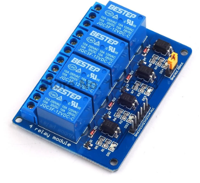 Module 4 kênh relay 12vdc ( loại tốt )