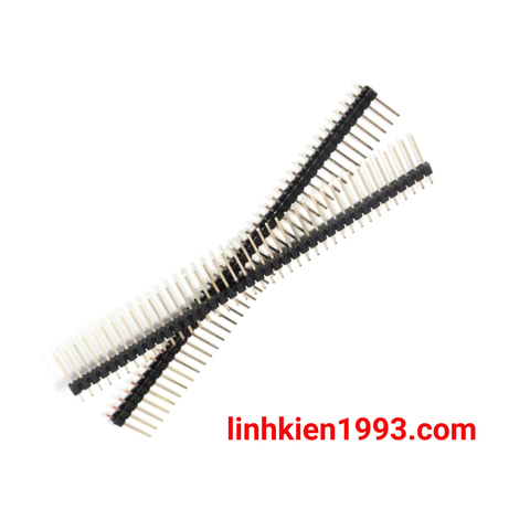 Hàng rào đực đơn 2.54mm 40 chân 1 hàng cao 17mm