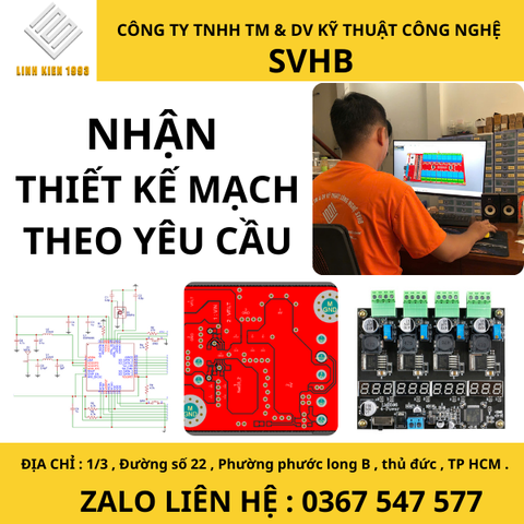 Nhận làm mạch điện tử theo yêu cầu TPHCM
