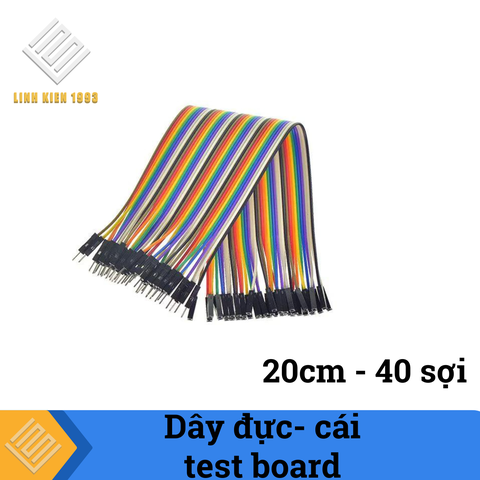 Dây đực cái test board 40 sợi