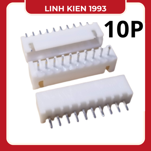 jack cắm thẳng 10 chân xh2.54mm