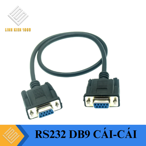Cáp Nối RS232 DB9 Cái-Cái  ( loại tốt Dài 3 mét )