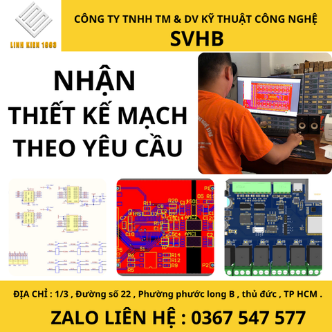 Thiết kế mạch điện tử theo yêu cầu