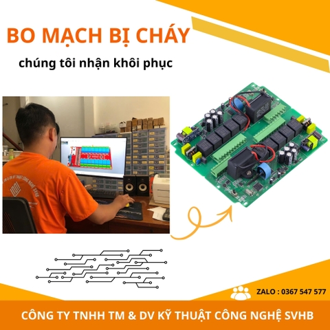 Khôi phục bo mạch bị cháy