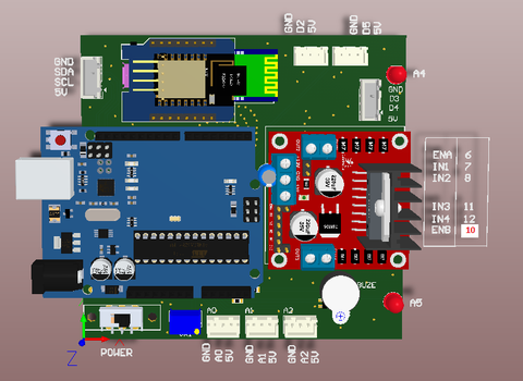 BOARD ỨNG DỤNG HỌC STEM WITH ARDUINO