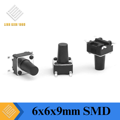 Nút Nhấn 6x6x9mm 4 Chân SMD