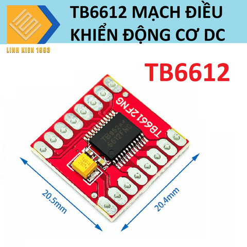 TB6612 Mạch Điều Khiển Động Cơ DC 1.2A