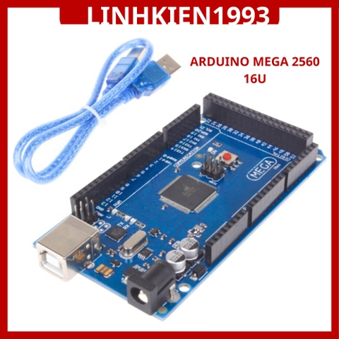 ARDUINO MEGA 2560 R3 ATMEGA16U2 CHÍNH HÃNG KÈM CÁP USB