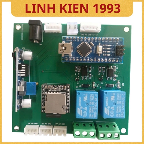 Mạch Điều Khiển Arduino Nano MP3 2 Kênh Relay Cho Hệ Thống Tự Động
