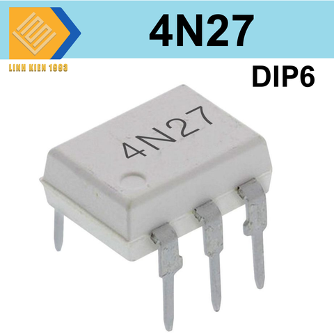 4N27 IC cách ly quang chân cắm DIP6