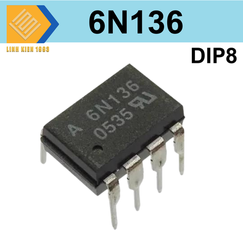 6N136 Opto tốc độ cao chân cắm DIP-8