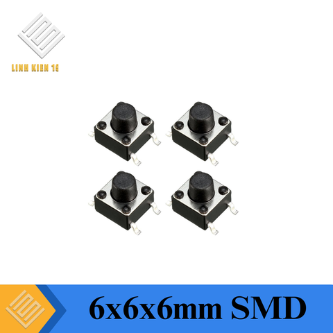 Nút Nhấn 6x6x6mm 4 Chân SMD