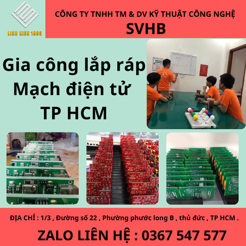 Dịch vụ nhận gia công lắp ráp bo mạch điện tử uy tín cho doanh nghiệp