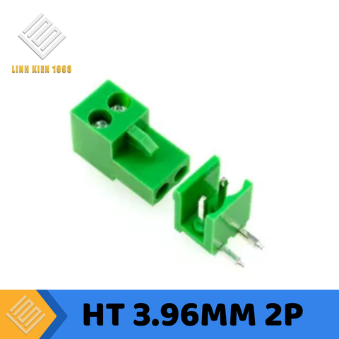 Ht 3.96mm 2p chân cong ( loại tốt )