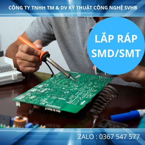 Lắp ráp linh kiện DIP.