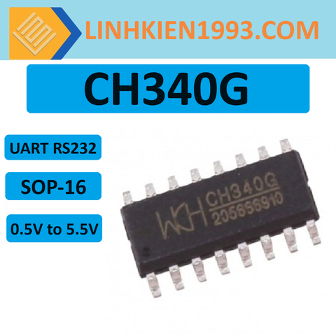 CH340 IC chuyển đổi USB sang nối tiếp