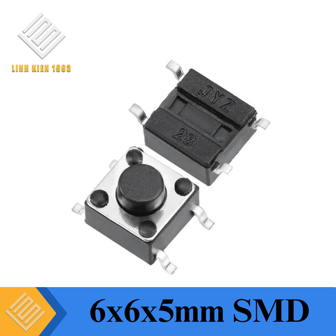 Nút Nhấn 6x6x5mm 4 Chân SMD