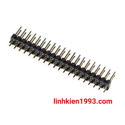 Hàng rào đực đôi 2.54mm 80 chân 2 hàng cao 15mm