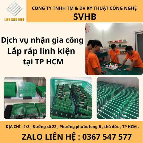 Dịch vụ nhận gia công lắp ráp bo mạch điện tử tại thành phố hồ chí minh