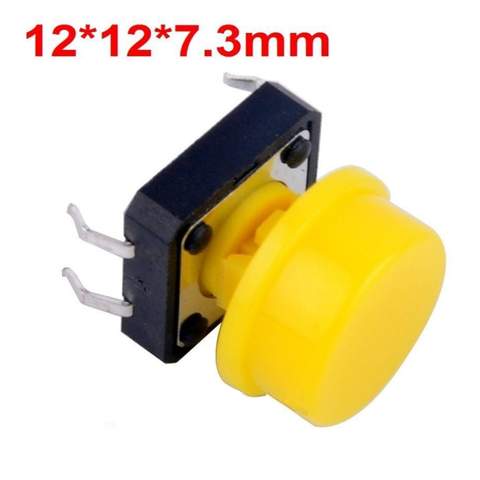 Nút nhấn 12 x 12 x 7mm ( CÓ NẮP )