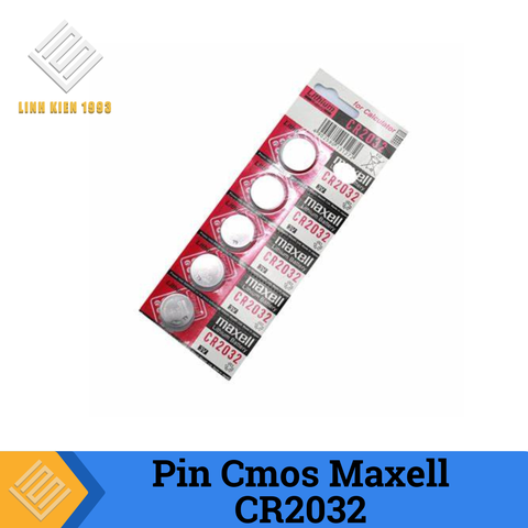 Pin Cmos Maxell CR2032 3V (Vỉ 5 viên)
