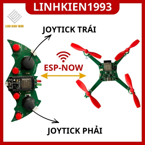 Bài 6: Joystick → ESP-NOW → Drone