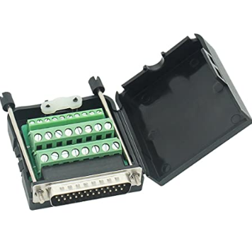 Đầu DB25-M2-G2 nối dây bắt vít có vỏ LOẠI ĐỰC