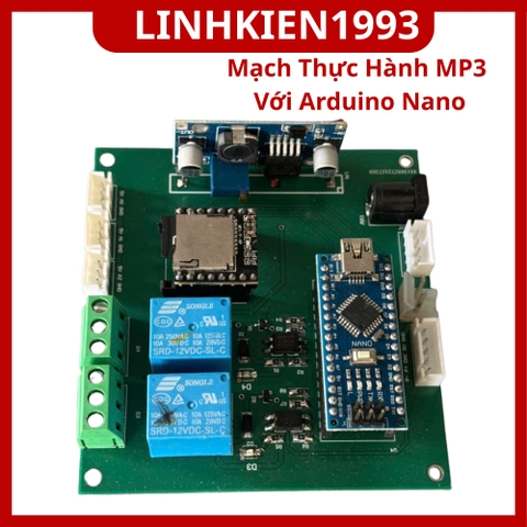 Mạch Thực Hành MP3 DFPlayer Mini Arduino Nano
