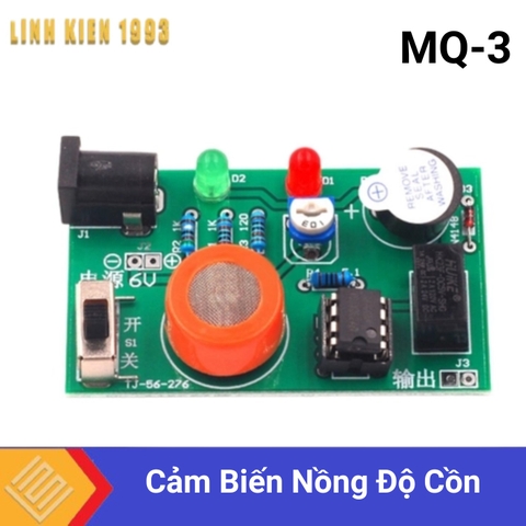 Cảm Biến Nồng Độ Cồn MQ-3