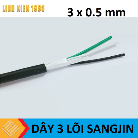 Dây 3 lõi sangjin 3x0.5 mm