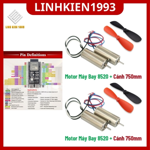 Bài 4 : Lập trình ESP32 + điều khiển Motor → Điều khiển được 4 Motor