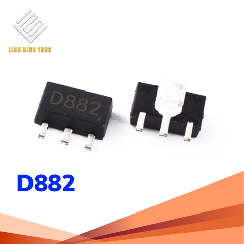 D882 2SD882 30V/3A/30W NPN SOT89