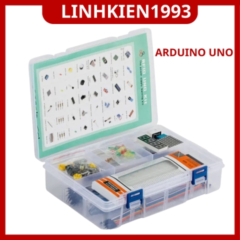 Bộ Kit Học Lập Trình Arduino Uno R3 ,Bộ Dụng Cụ Thực Hành Arduino Cho Người Mới Bắt Đầu