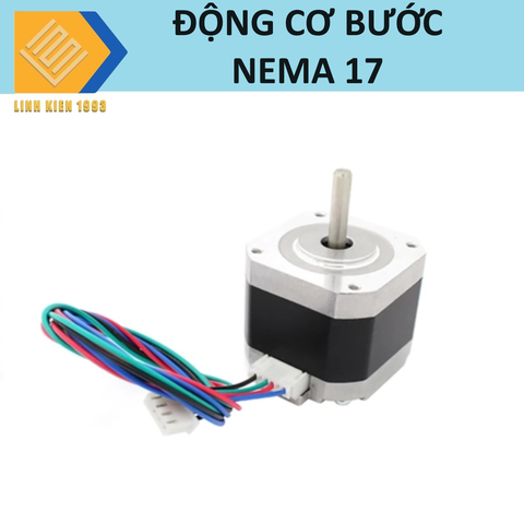 Động cơ bước step motor NEMA 17 size 42 x 48mm