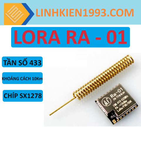 SX1278 Mạch lora RA 01 433MHz 10Km giao tiếp SPI